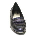 Mocassin Blauw leder 3K822